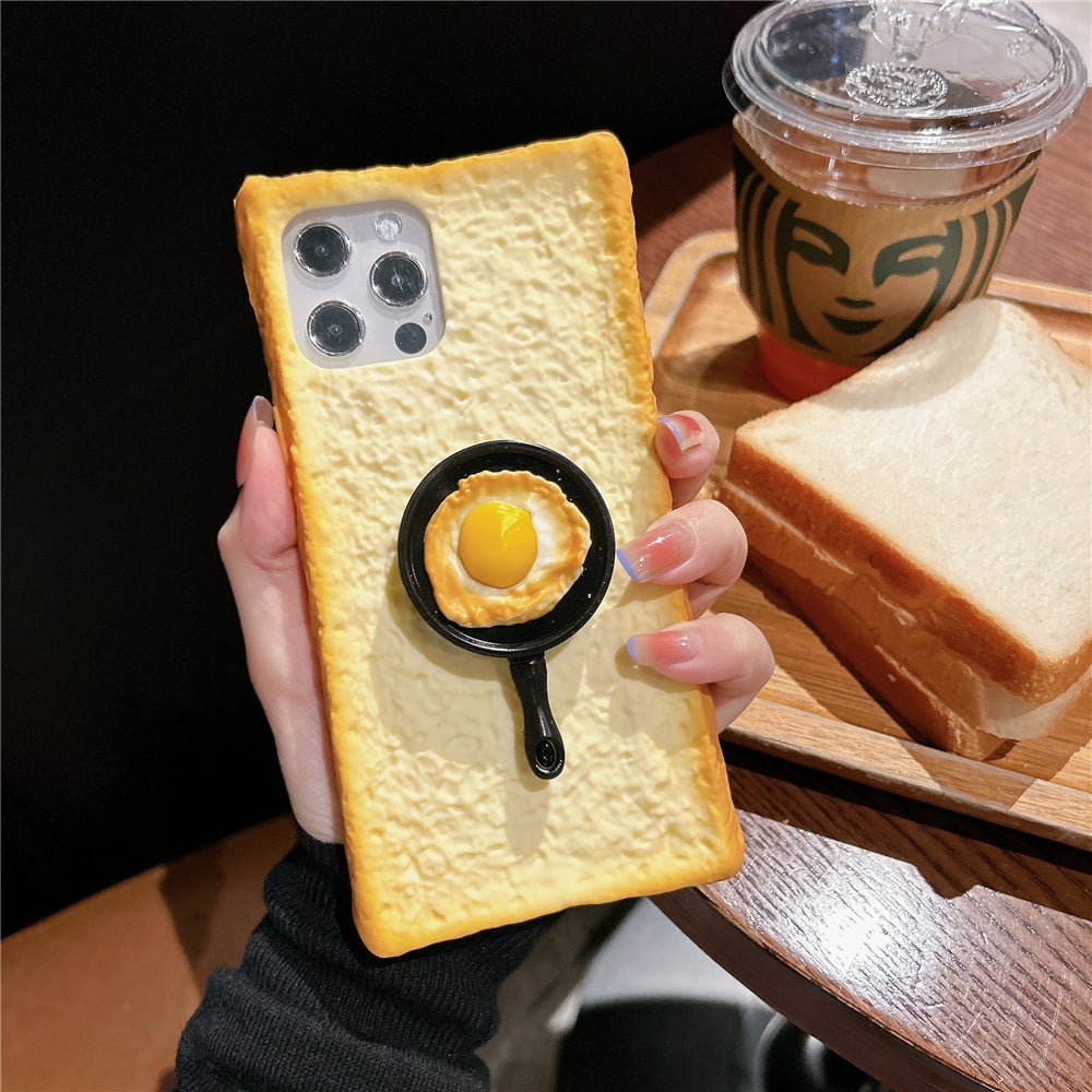 Soft Silicone Toast Bread Anti Falling Mobile Phone Case - NeoTech
