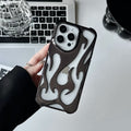 Electroplating Hollow Heat Dissipation Phone Case Flame Pattern High - grade Soft Shell - NeoTech
