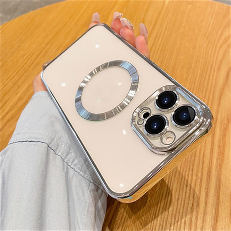 Creative Lens Film Plating Magnetic Suction Phone Case Protector - NeoTech