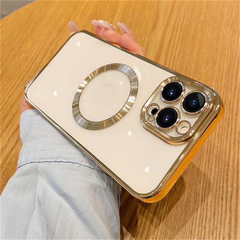 Creative Lens Film Plating Magnetic Suction Phone Case Protector - NeoTech