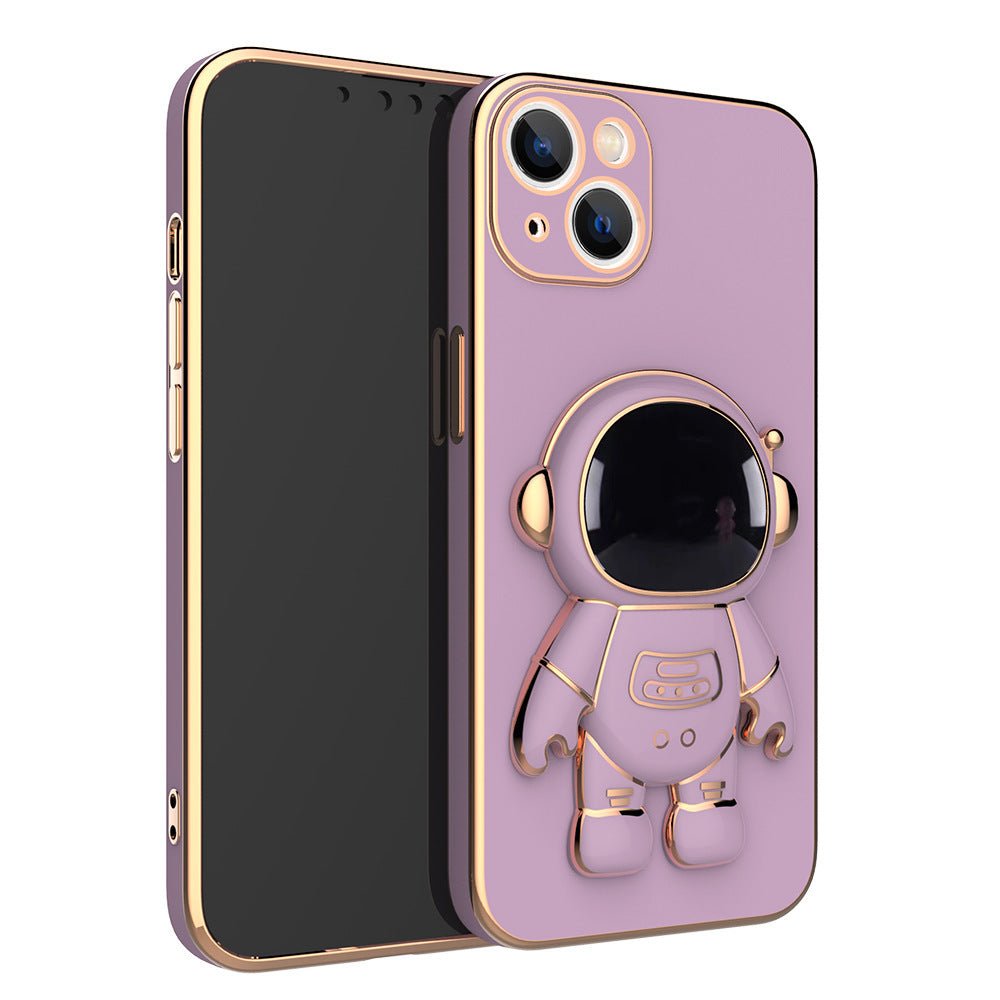 3D Astronaut Phone Case Anti - Drop Electroplating Bracket - NeoTech