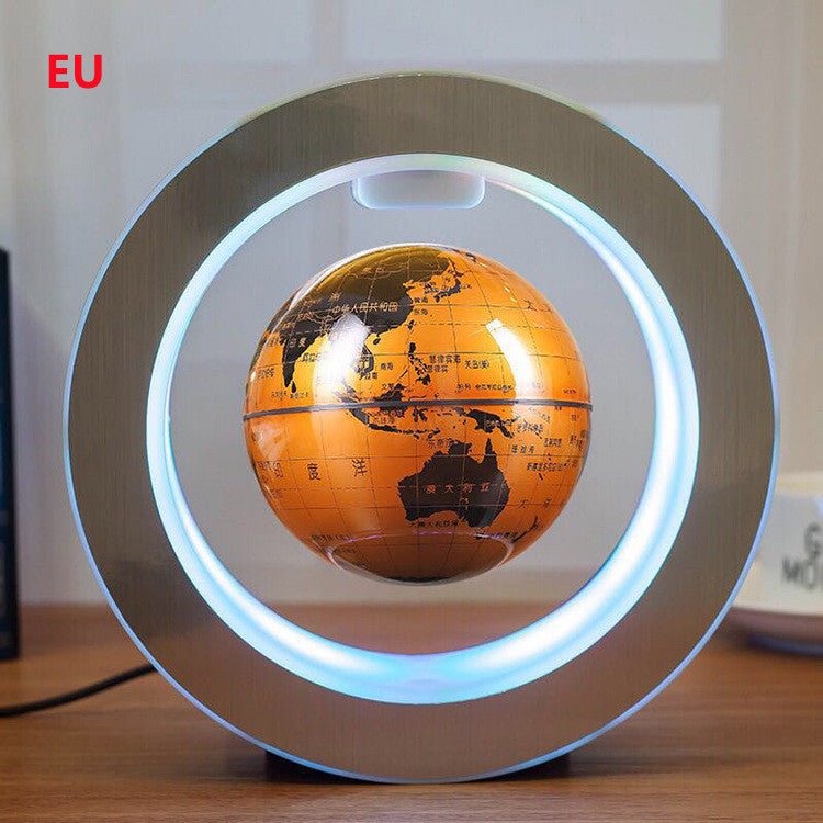 Round LED World Map Floating Globe Magnetic Levitation Light Anti Gravity Magic - NeoTech