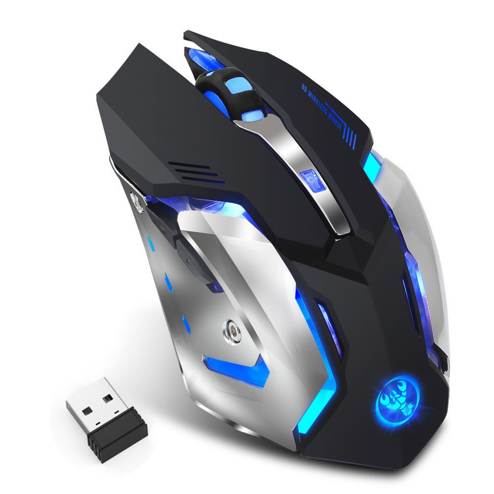 HXSJ new wireless mouse 2.4GPI gaming mouse glowing mouse - NeoTech