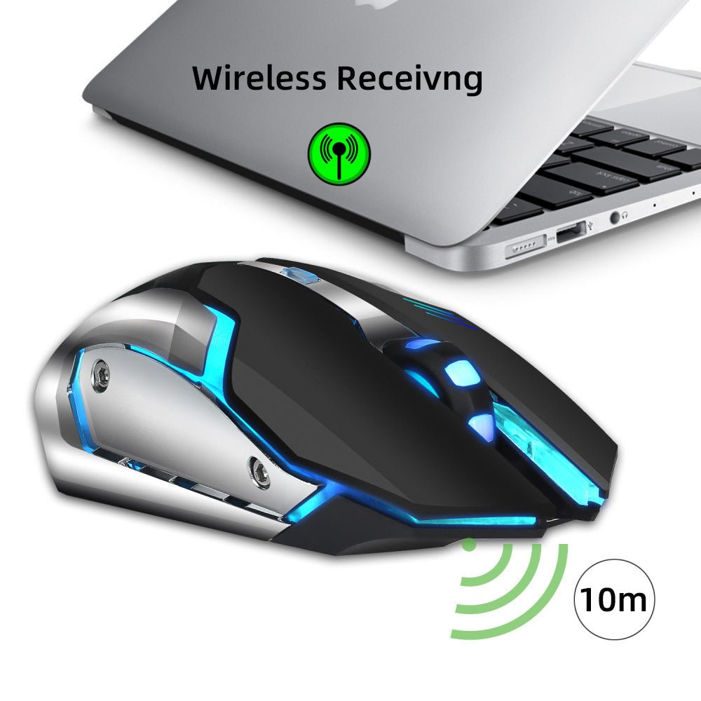 HXSJ new wireless mouse 2.4GPI gaming mouse glowing mouse - NeoTech