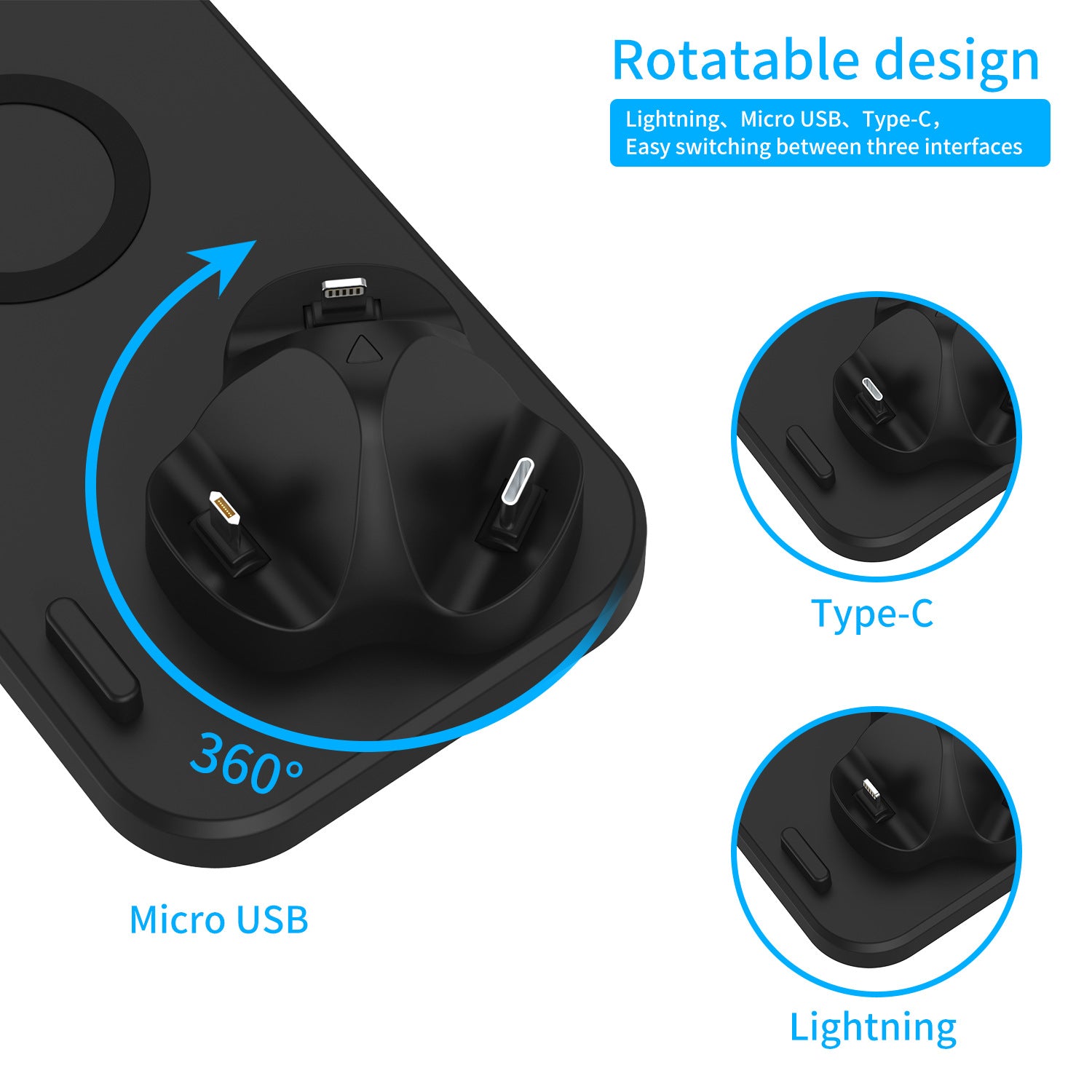 Compatible with Apple , Multifunctional wireless charger - NeoTech