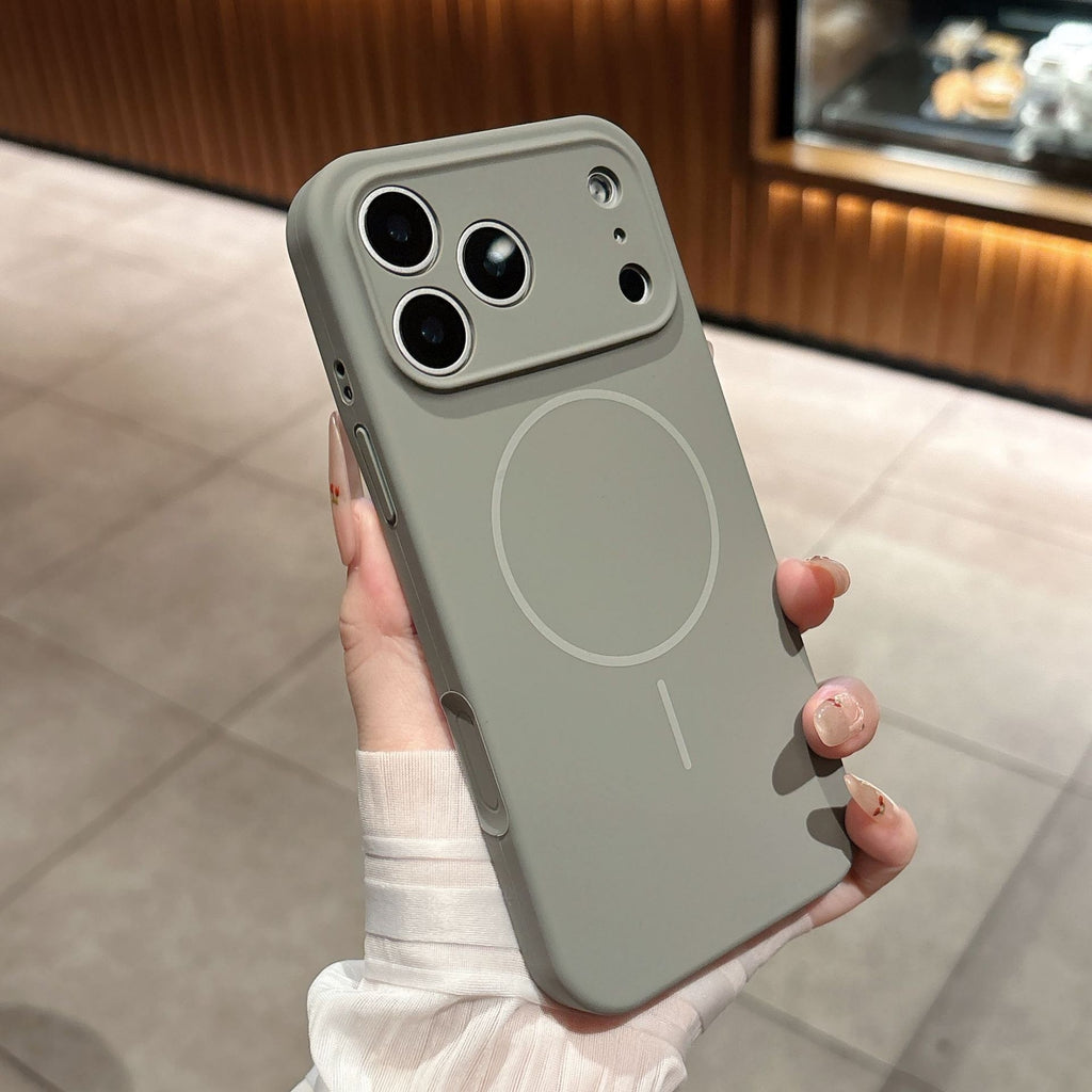 Applicable To 17 Fine Circle Magnetic Phone Case Liquid Silicone - NeoTech