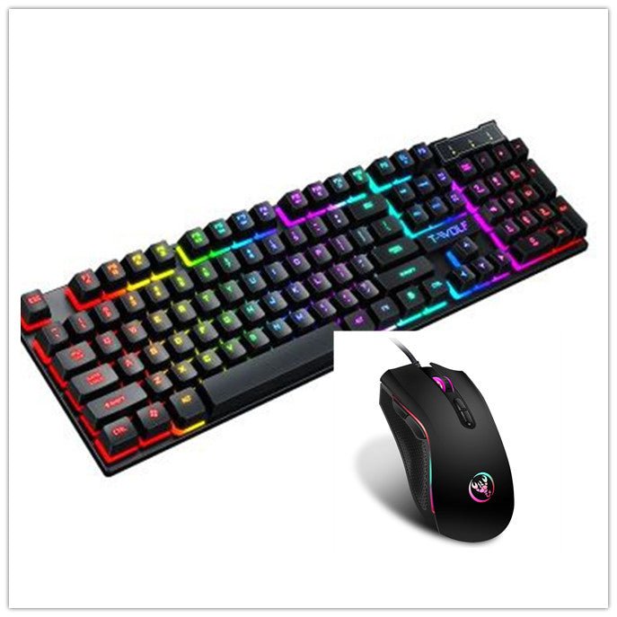 Gaming Usb Luminous Wired Keyboard Floating Manipulator - NeoTech