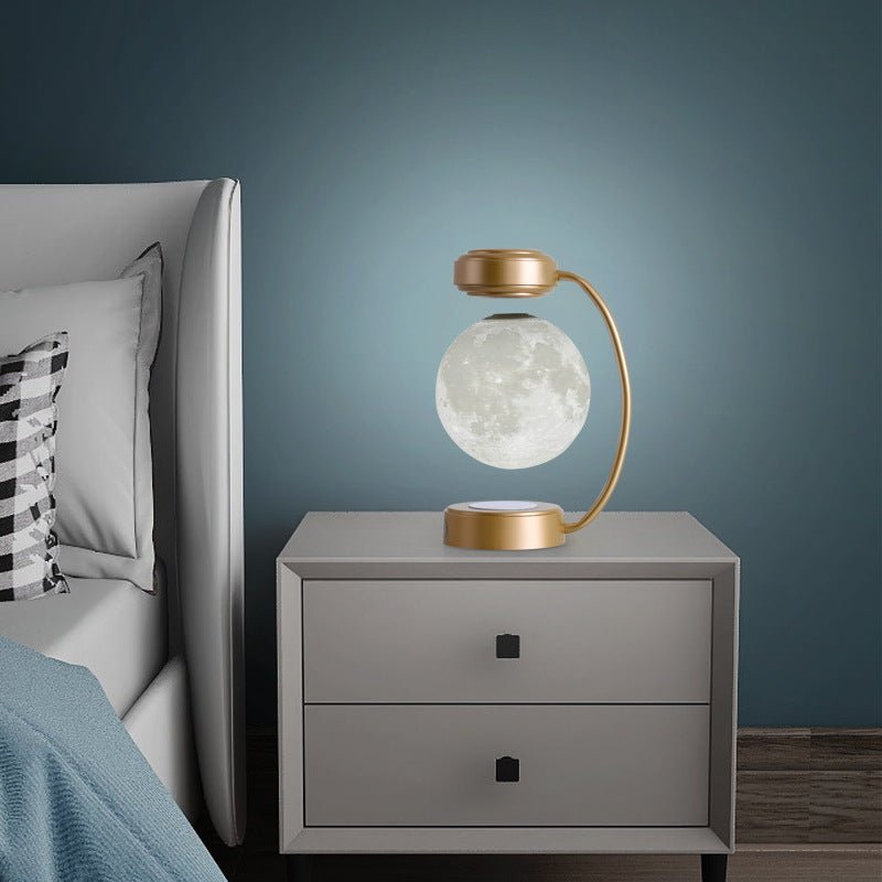 3D LED Moon Night Light Wireless Magnetic Levitating Rotating Floating Ball Lamp For School Office Bookshop Home Decoration - NeoTech
