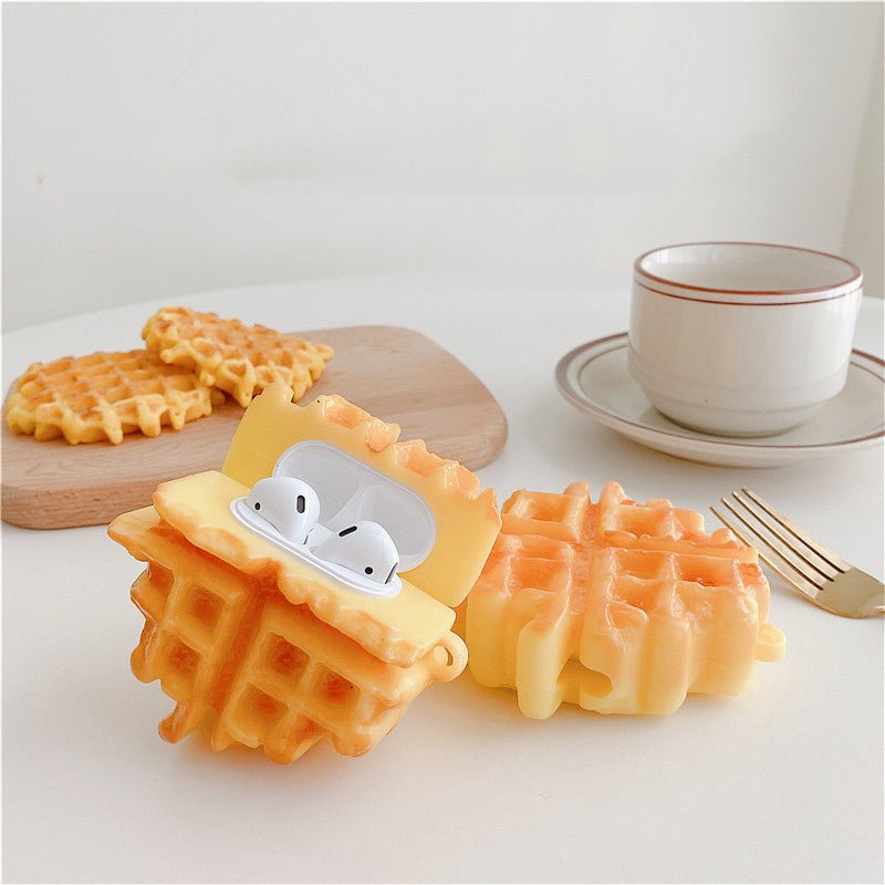 Compatible with Apple , Creative Waffle Headphone Case Protective Case - NeoTech