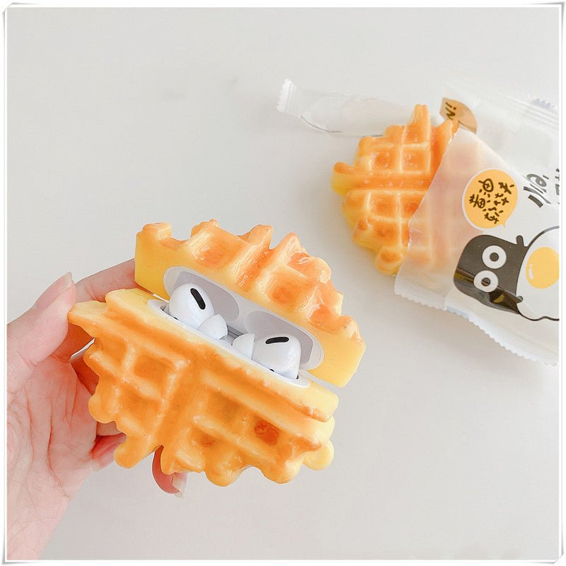 Compatible with Apple , Creative Waffle Headphone Case Protective Case - NeoTech