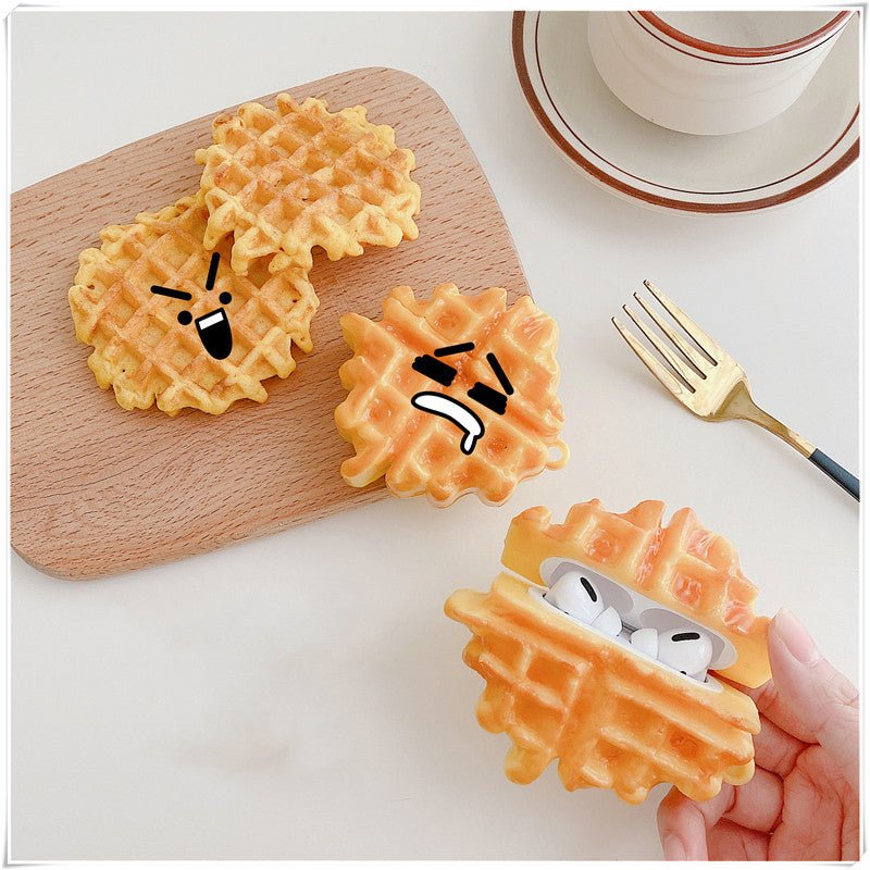 Compatible with Apple , Creative Waffle Headphone Case Protective Case - NeoTech