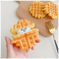 Compatible with Apple , Creative Waffle Headphone Case Protective Case - NeoTech