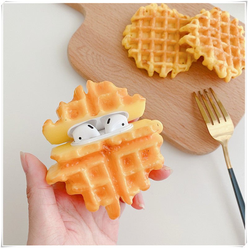Compatible with Apple , Creative Waffle Headphone Case Protective Case - NeoTech