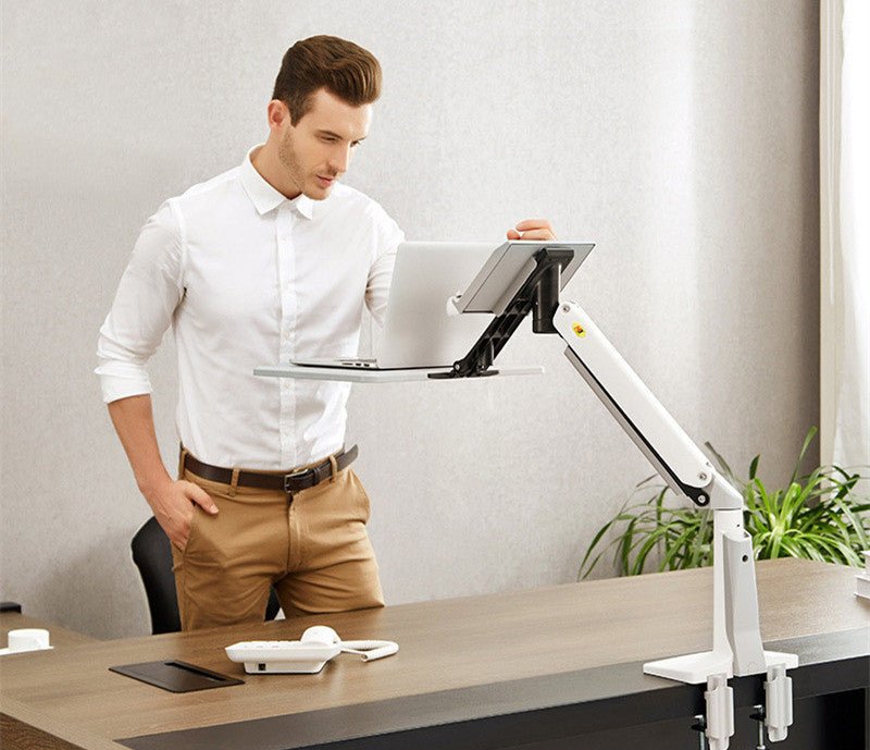 F80 Computer Monitor Stand Desktop Lcd Dual Screen Telescopic Rotating Lifting Desktop Shelf F100A - NeoTech