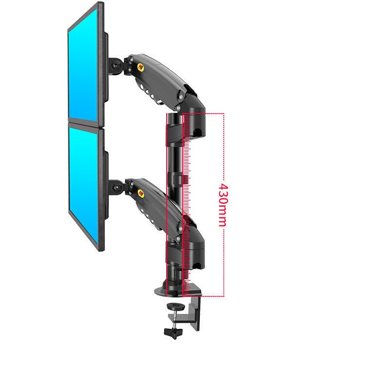F80 Computer Monitor Stand Desktop Lcd Dual Screen Telescopic Rotating Lifting Desktop Shelf F100A - NeoTech