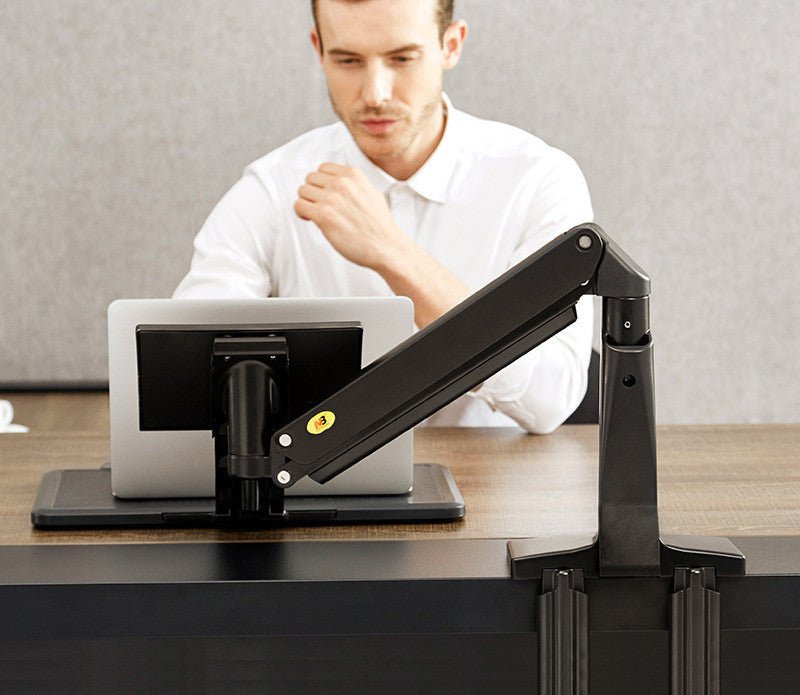 F80 Computer Monitor Stand Desktop Lcd Dual Screen Telescopic Rotating Lifting Desktop Shelf F100A - NeoTech