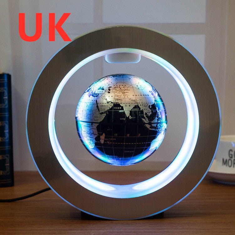 Round LED World Map Floating Globe Magnetic Levitation Light Anti Gravity Magic - NeoTech