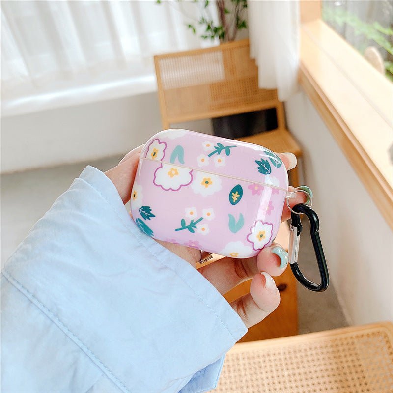 Compatible with Apple, Anti - drop Soft Shell Floral AirPods Pro Earphone Sleeve - NeoTech