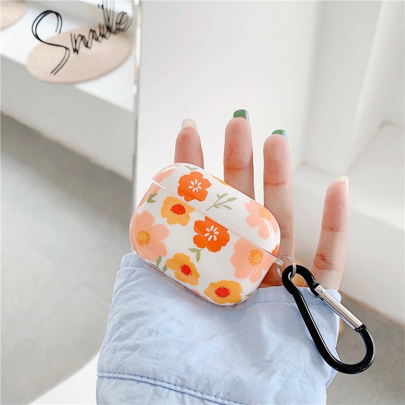 Compatible with Apple, Anti - drop Soft Shell Floral AirPods Pro Earphone Sleeve - NeoTech