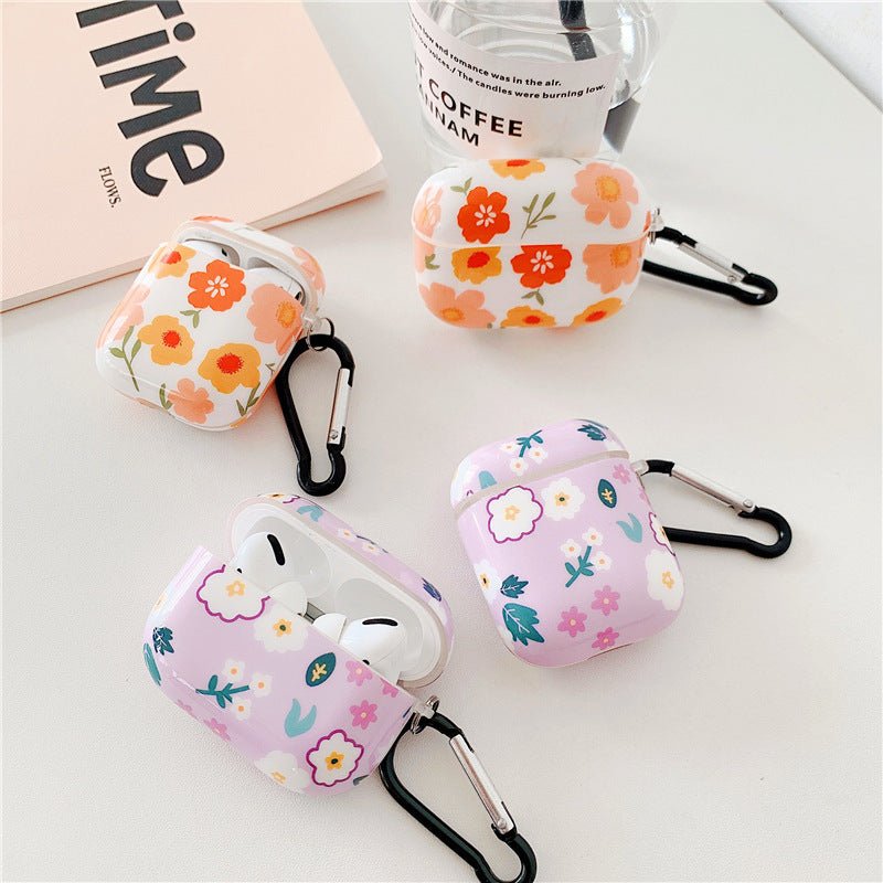 Compatible with Apple, Anti - drop Soft Shell Floral AirPods Pro Earphone Sleeve - NeoTech