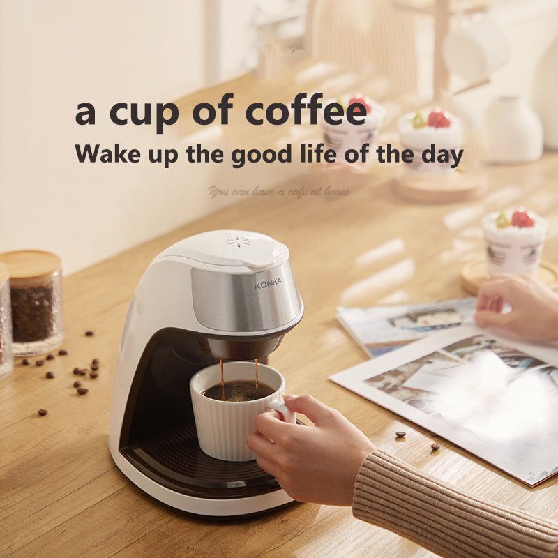 New Coffee Machine Fully Automatic Home Office Mini American Small Portable Coffee Maker - NeoTech