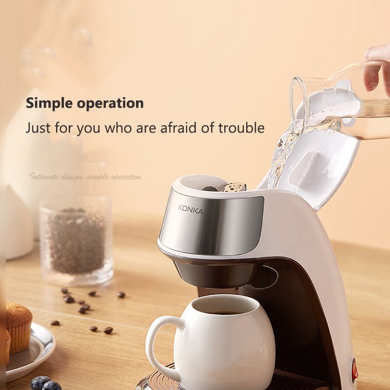 New Coffee Machine Fully Automatic Home Office Mini American Small Portable Coffee Maker - NeoTech