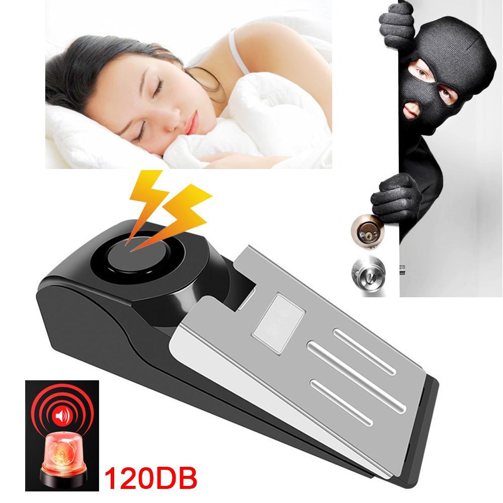 Electronic Burglar Alarm Intelligent Home Security Wedge Door Stop Alarm System Device Hotel Intruder Alert Detection - NeoTech