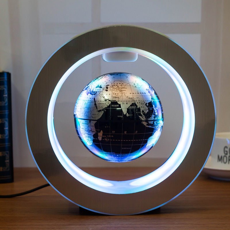 Round LED World Map Floating Globe Magnetic Levitation Light Anti Gravity Magic - NeoTech