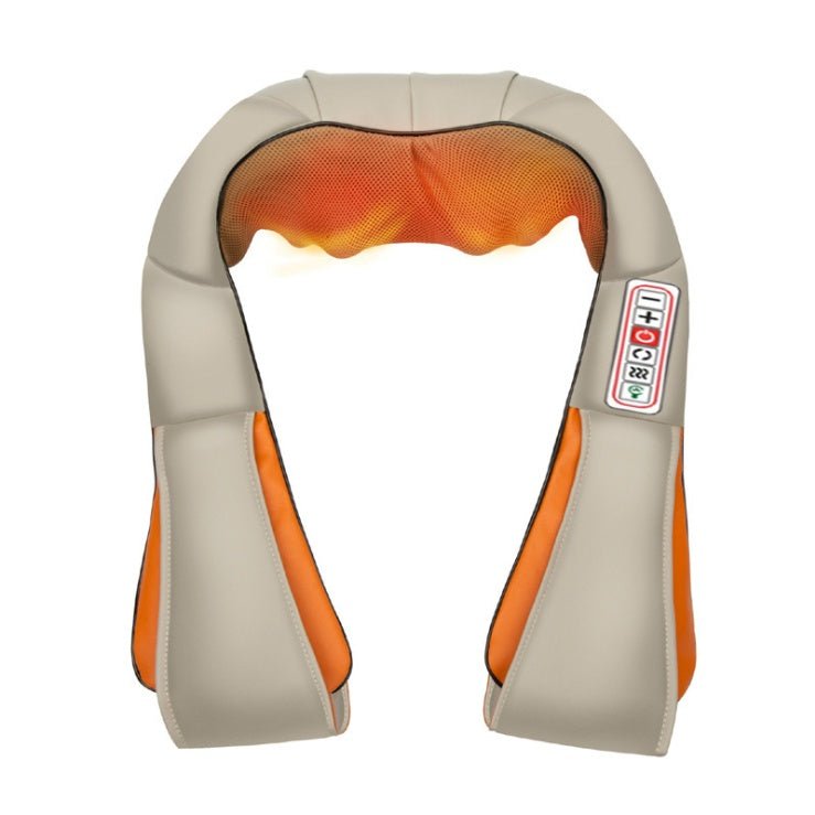 Car U Shape Electrical Shiatsu Back Neck Shoulder Body Massager Infrared Heated Kneading Car Home Massager - NeoTech