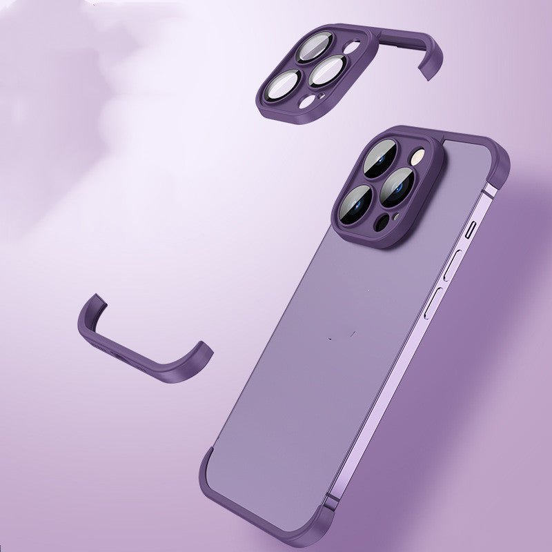 Mobile Phone Case With Glass Lens Film TPU Without Frame - NeoTech