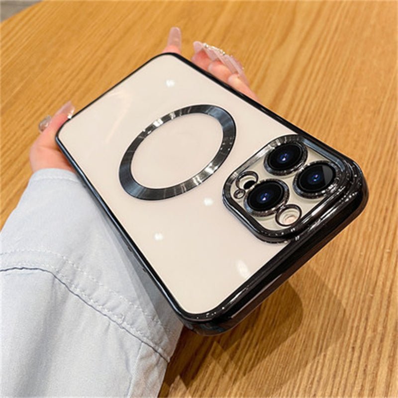Creative Lens Film Plating Magnetic Suction Phone Case Protector - NeoTech