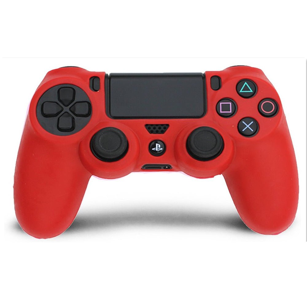 PS4 Controller Skin Silicone Rubber Protective Grip Case for Playstation 4 Wireless Dualshock Game Controllers - NeoTech