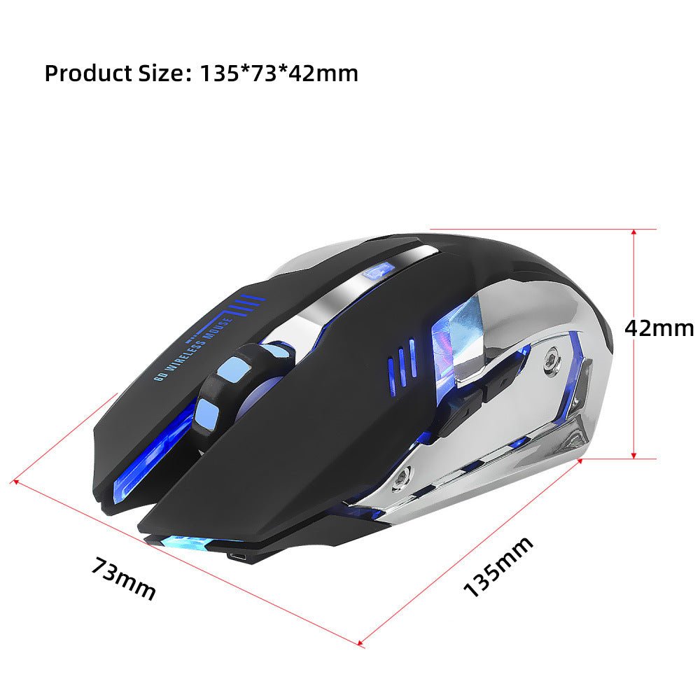 HXSJ new wireless mouse 2.4GPI gaming mouse glowing mouse - NeoTech