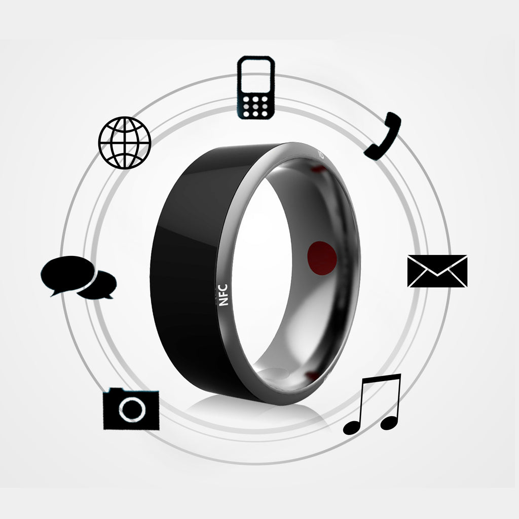 Smart Ring Wearable Device Multifunctional Black High - tech - NeoTech