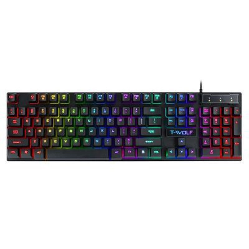 Gaming Usb Luminous Wired Keyboard Floating Manipulator - NeoTech