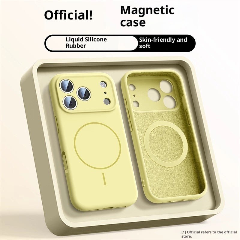 Applicable To 17 Fine Circle Magnetic Phone Case Liquid Silicone - NeoTech