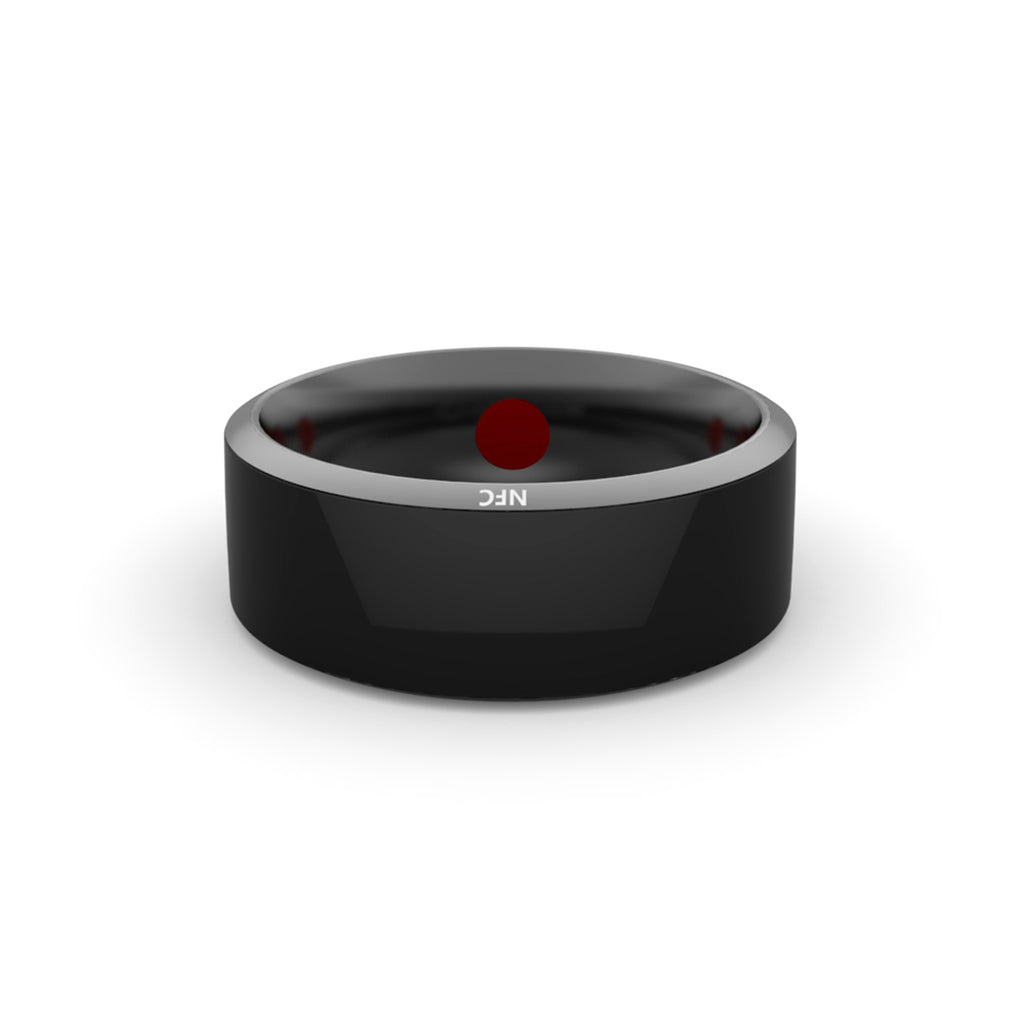 Smart Ring Wearable Device Multifunctional Black High - tech - NeoTech