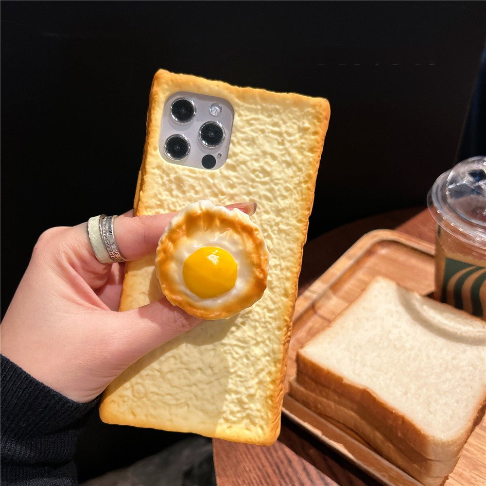 Soft Silicone Toast Bread Anti Falling Mobile Phone Case - NeoTech