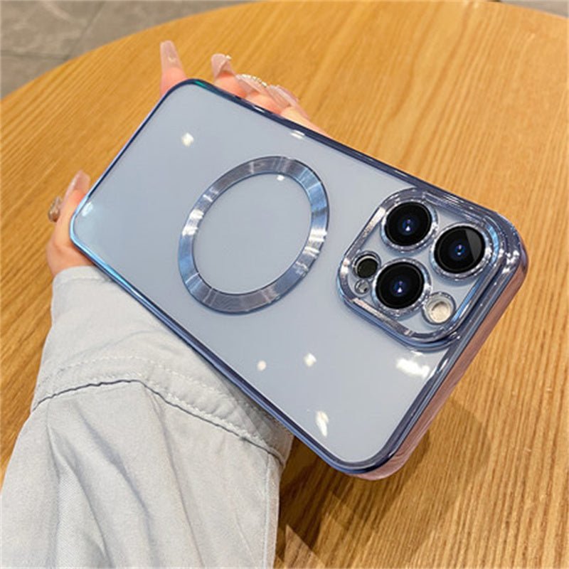 Creative Lens Film Plating Magnetic Suction Phone Case Protector - NeoTech