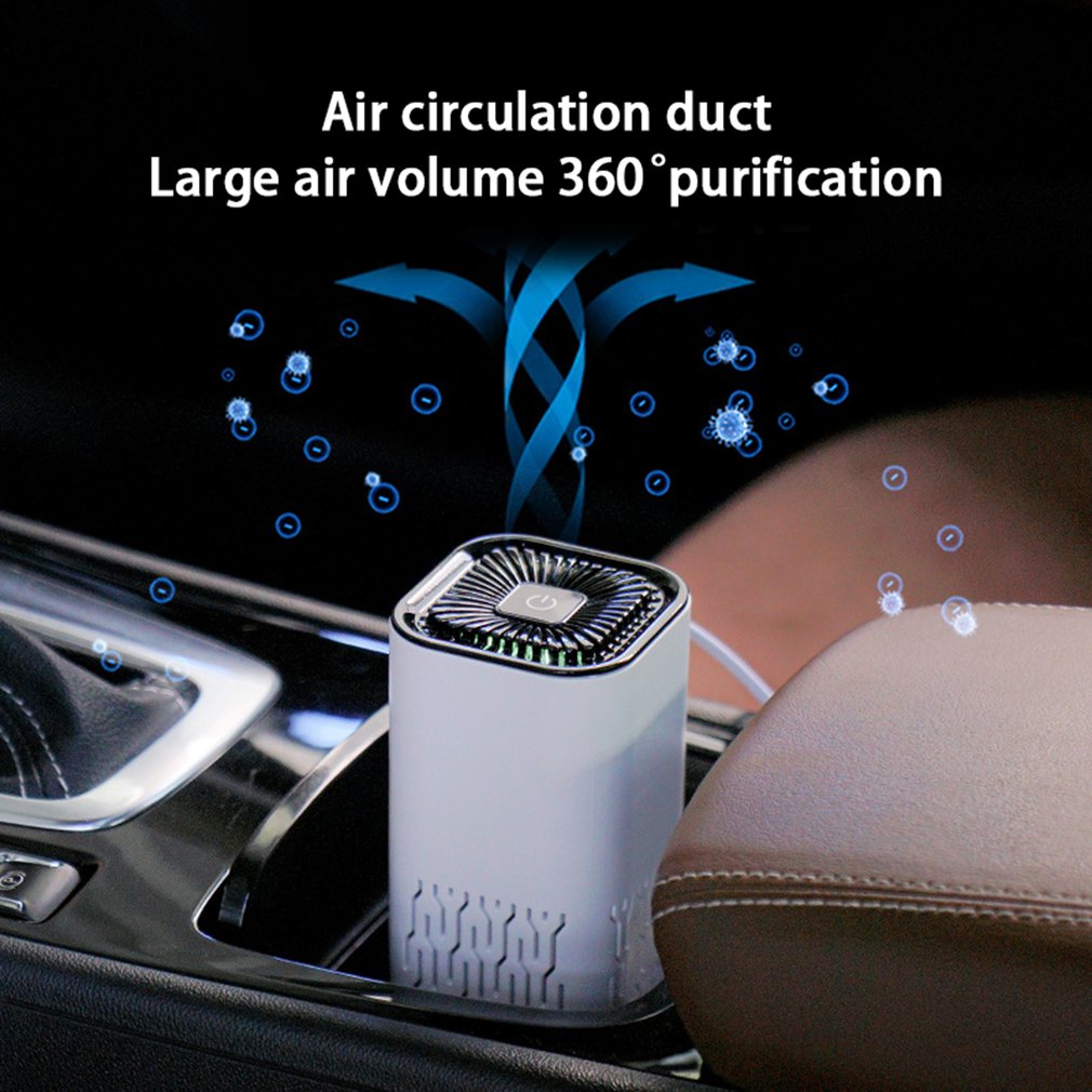 Car Air Purifier Portable Negative Ion Generator Remove Formaldehyde Dust Smoke Air Freshen Washer For Home Car - NeoTech