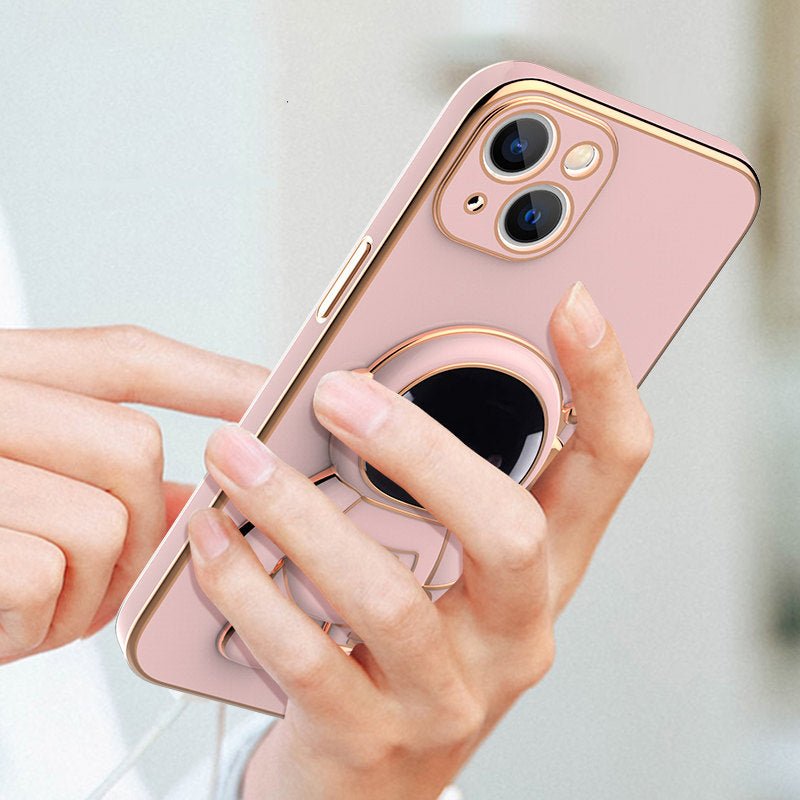 3D Astronaut Phone Case Anti - Drop Electroplating Bracket - NeoTech