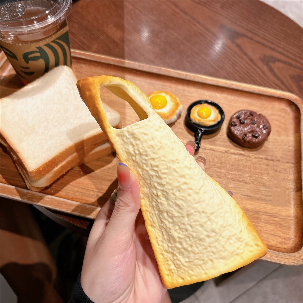 Soft Silicone Toast Bread Anti Falling Mobile Phone Case - NeoTech