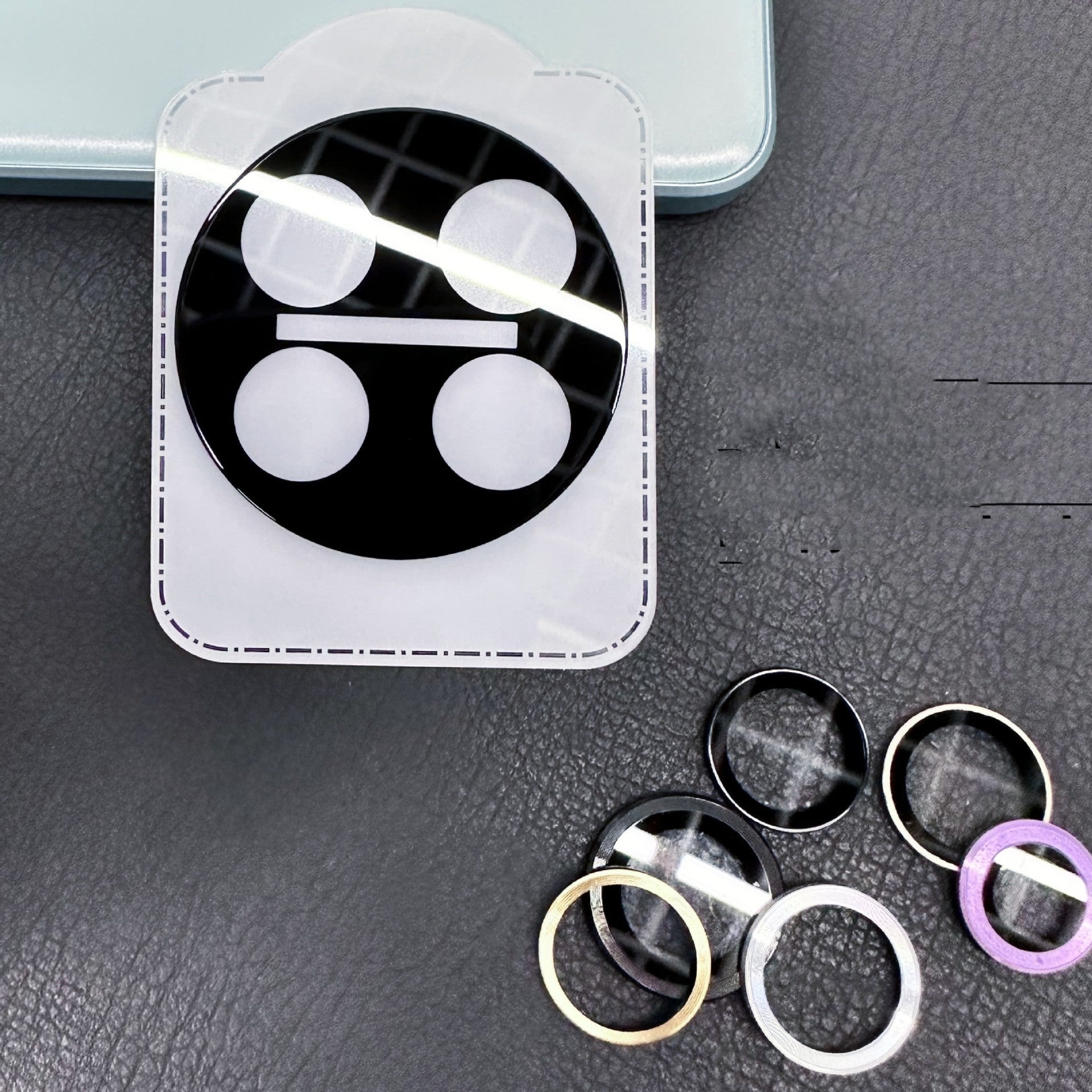 Lens Protector AR Enhanced Silk Screen Black Ring - NeoTech