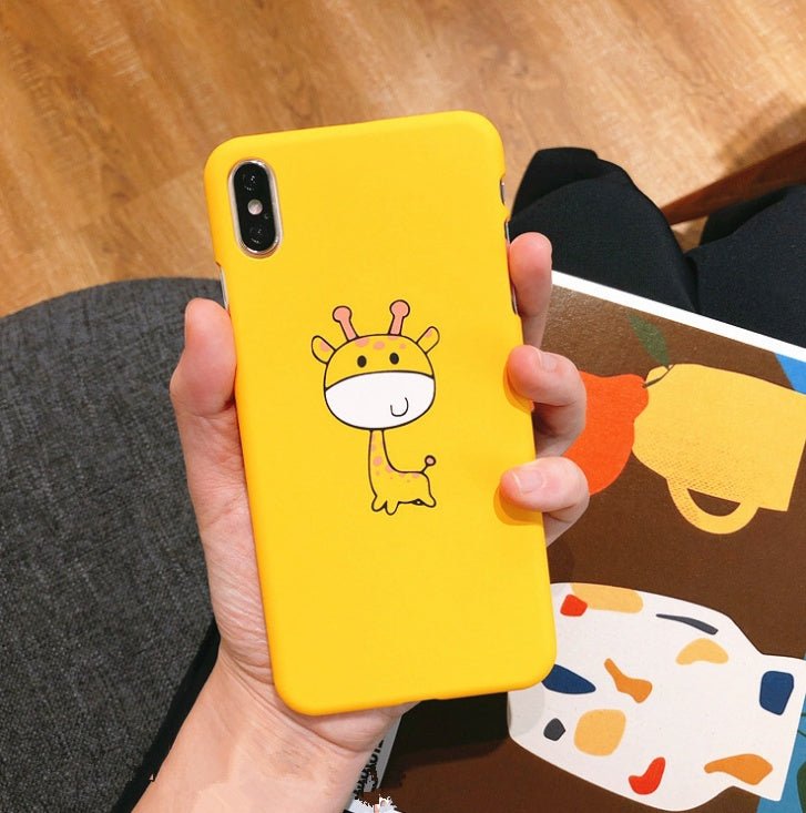 Compatible With Apple, Funny Cartoon Giraffe Phone Case For 7 8 Plus TPU Silicone Back Cover For X XR XS Max 6 6S Plus Soft Cases - NeoTech