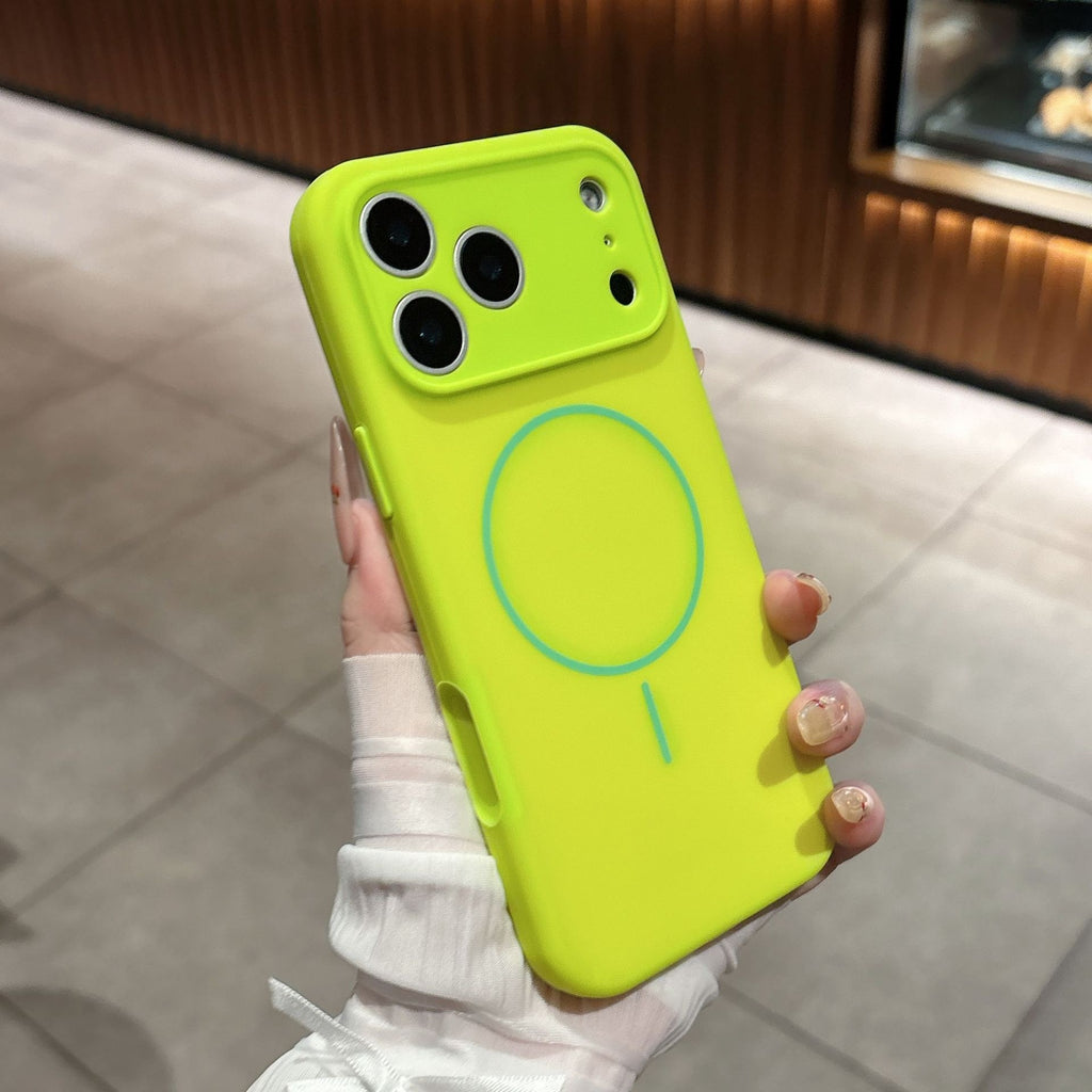 Applicable To 17 Fine Circle Magnetic Phone Case Liquid Silicone - NeoTech