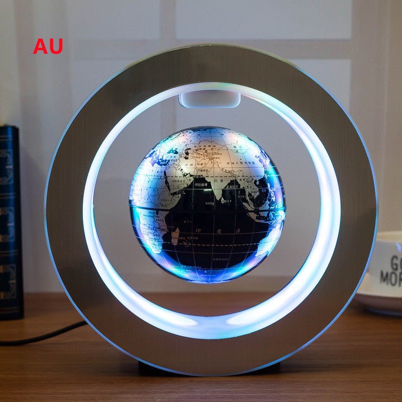 Round LED World Map Floating Globe Magnetic Levitation Light Anti Gravity Magic - NeoTech