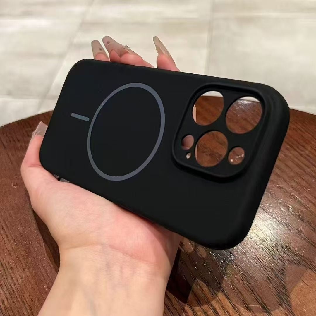Applicable To 17 Fine Circle Magnetic Phone Case Liquid Silicone - NeoTech