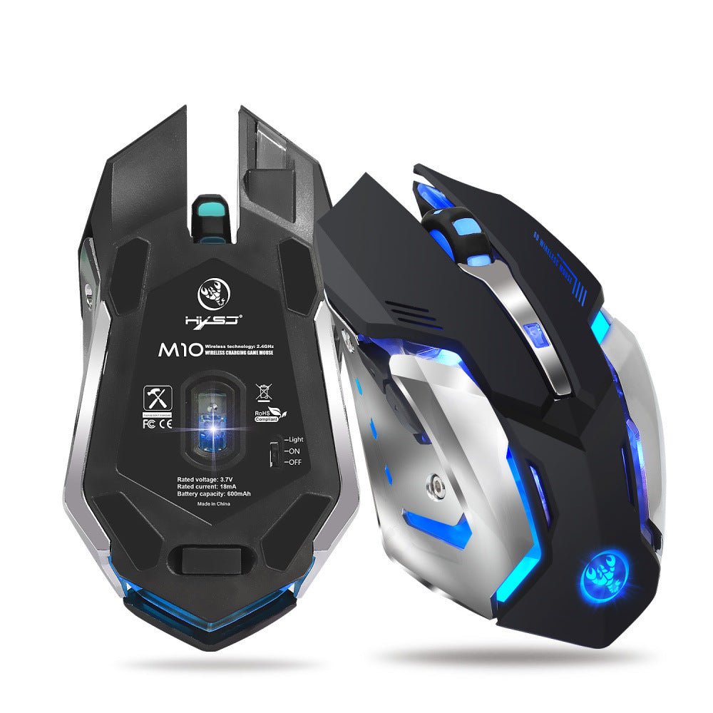 HXSJ new wireless mouse 2.4GPI gaming mouse glowing mouse - NeoTech