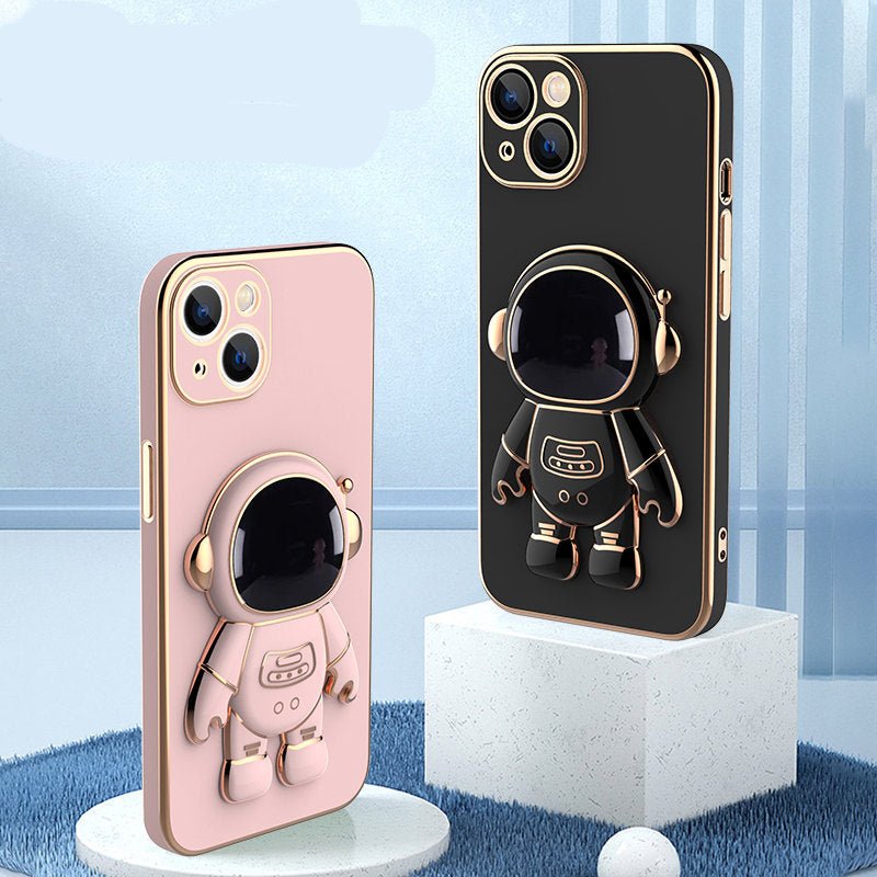 3D Astronaut Phone Case Anti - Drop Electroplating Bracket - NeoTech