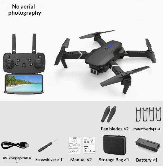 E88 Drone Aerial Photography HD 4K Dual Camera Remote Control Airplane Toy - NeoTech